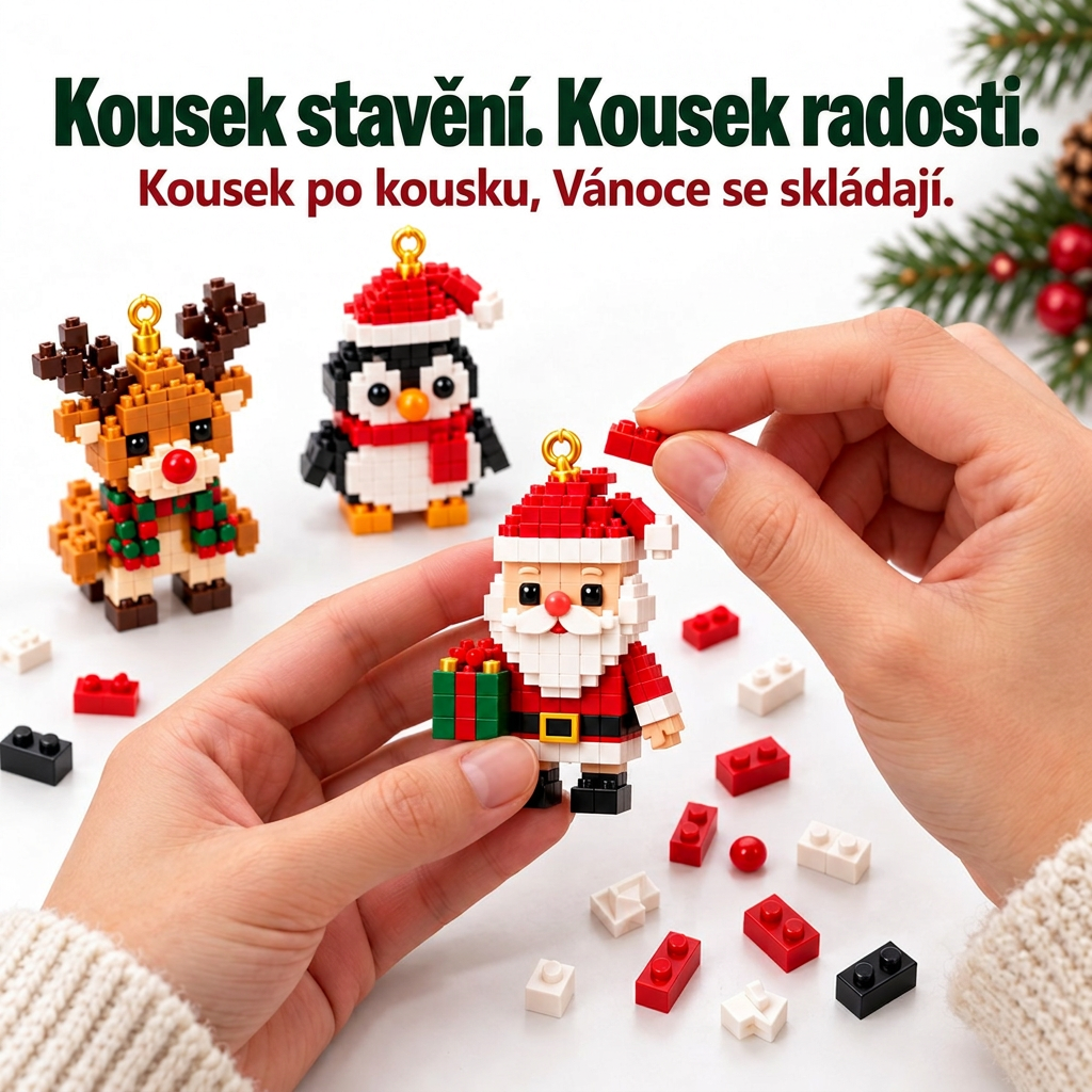 🎅🔥 POSLEDNÍ DEN: 50% SLEVA 🍇 Vánoční stavebnicový adventní kalendář pro celou rodinu! 💎
