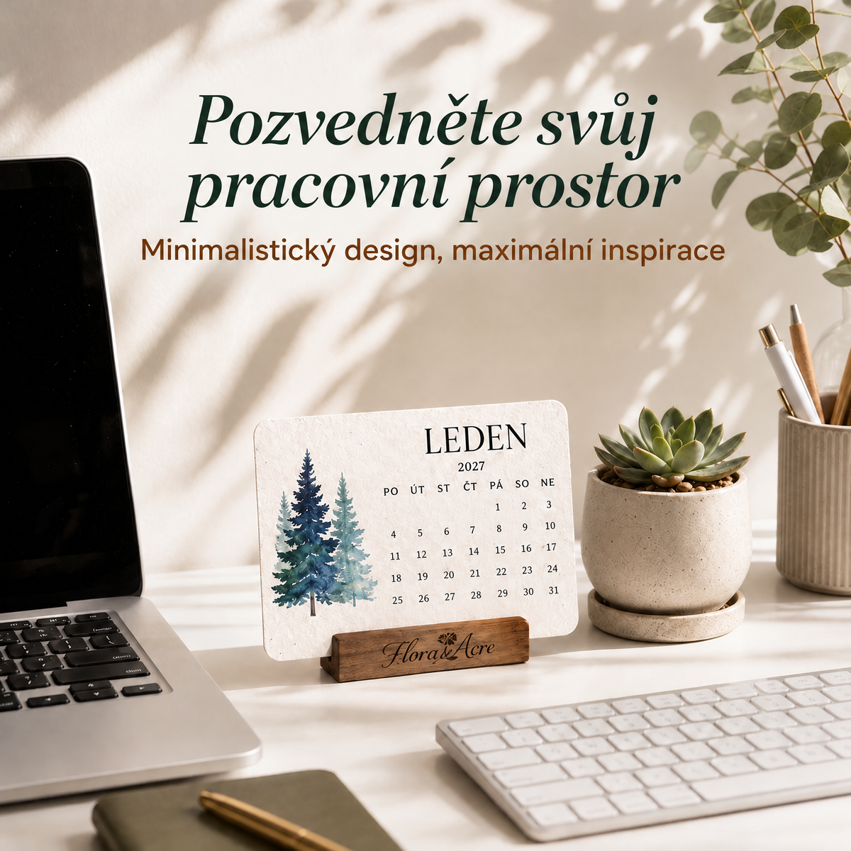 🌱 Kalendář se semínky k zasazení na rok 2027 🍈 – Rok plný krásy, na každé stránce nový život! 🌸🎁