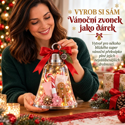 🎁 DIY vánoční dárková krabička se zvonečkem – Proměňte malé dárky v jedno velké překvapení 🎄