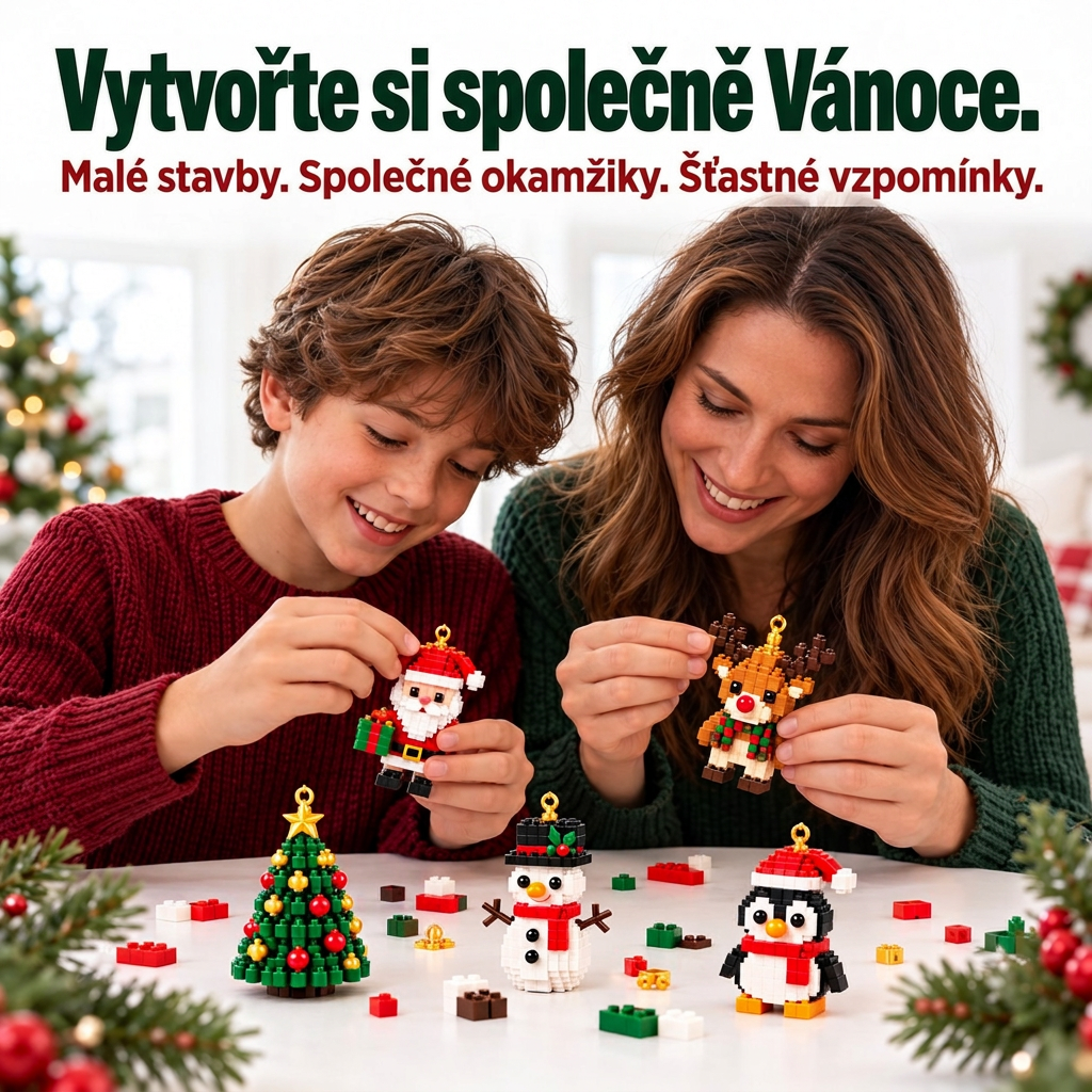 🎅🔥 POSLEDNÍ DEN: 50% SLEVA 🍇 Vánoční stavebnicový adventní kalendář pro celou rodinu! 💎