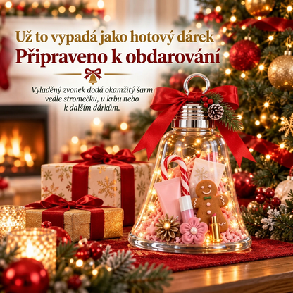 🎁 DIY vánoční dárková krabička se zvonečkem – Proměňte malé dárky v jedno velké překvapení 🎄
