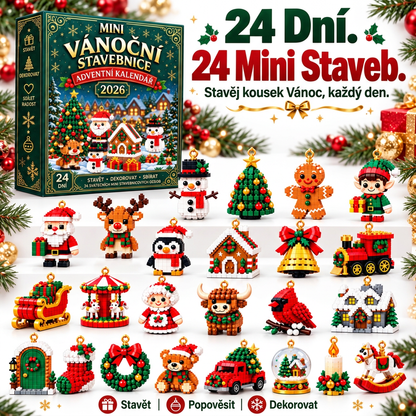 🎅🔥 POSLEDNÍ DEN: 50% SLEVA 🍇 Vánoční stavebnicový adventní kalendář pro celou rodinu! 💎