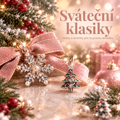 🎄 Vánoční adventní kalendář se šperky pro ženy 2026 👑– 24 dní plných překvapení: přívěsky, náramek a náhrdelník v dárkové sadě 💎